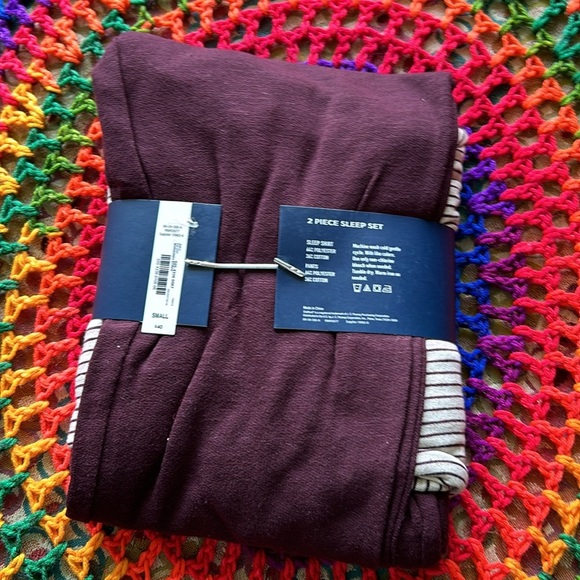 Stafford small two piece French Terry sleep set - Picture 5 of 11